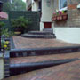 Block paving driveway and steps