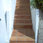 Terracotta steps